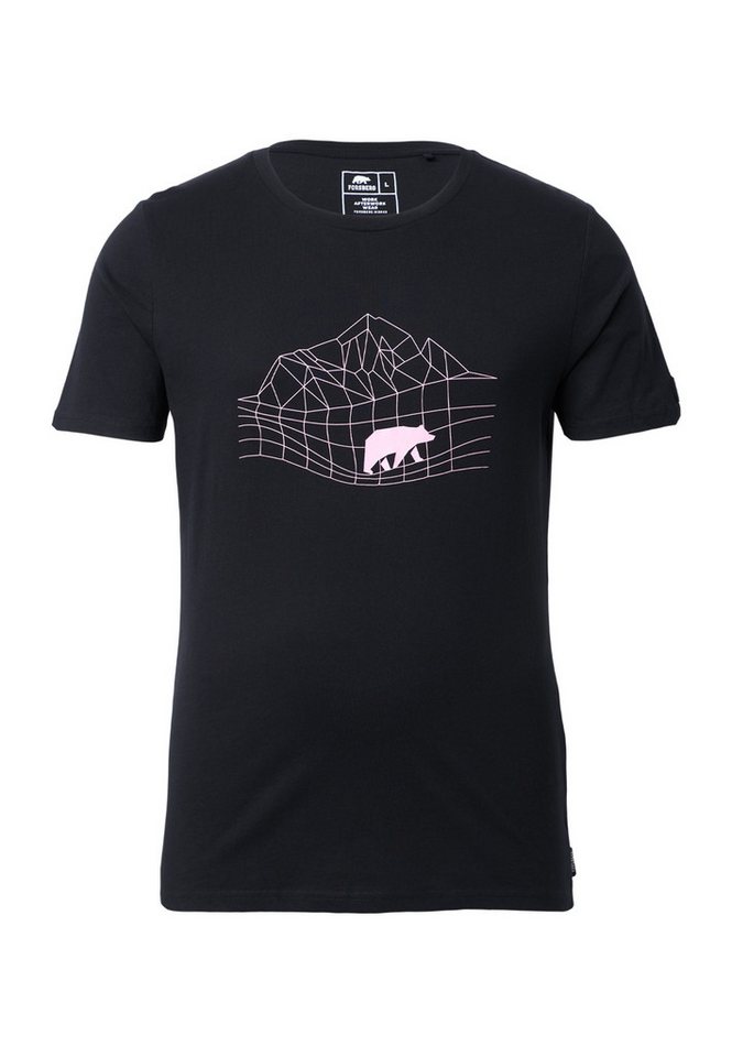 FORSBERG T-Shirt mit Polygonraster-Logo von FORSBERG