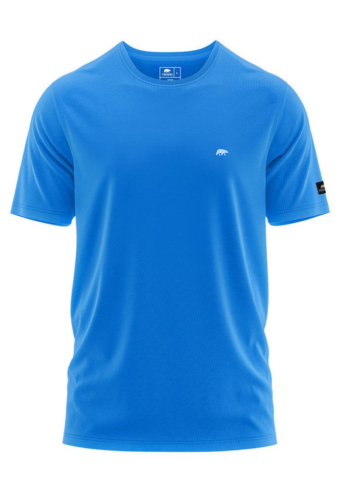 FORSBERG T-Shirt T-Shirt mit kleinem Gummi-Patch von FORSBERG