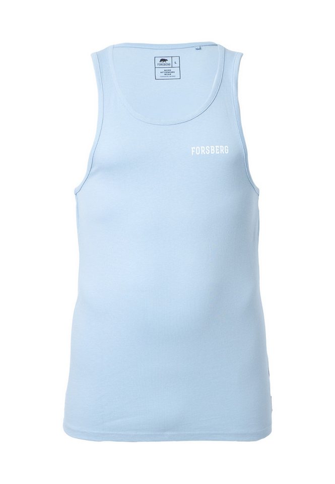 FORSBERG T-Shirt Tanktop mit Logo auf Brust und Rücken FORSBERG T-Shirt Tanktop mit Logo auf Brust und Rücken von FORSBERG