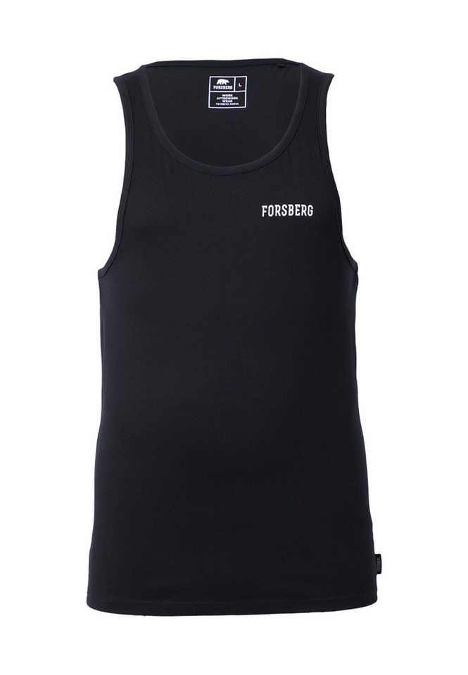 FORSBERG T-Shirt Tanktop mit Logo auf Brust und Rücken FORSBERG T-Shirt Tanktop mit Logo auf Brust und Rücken von FORSBERG