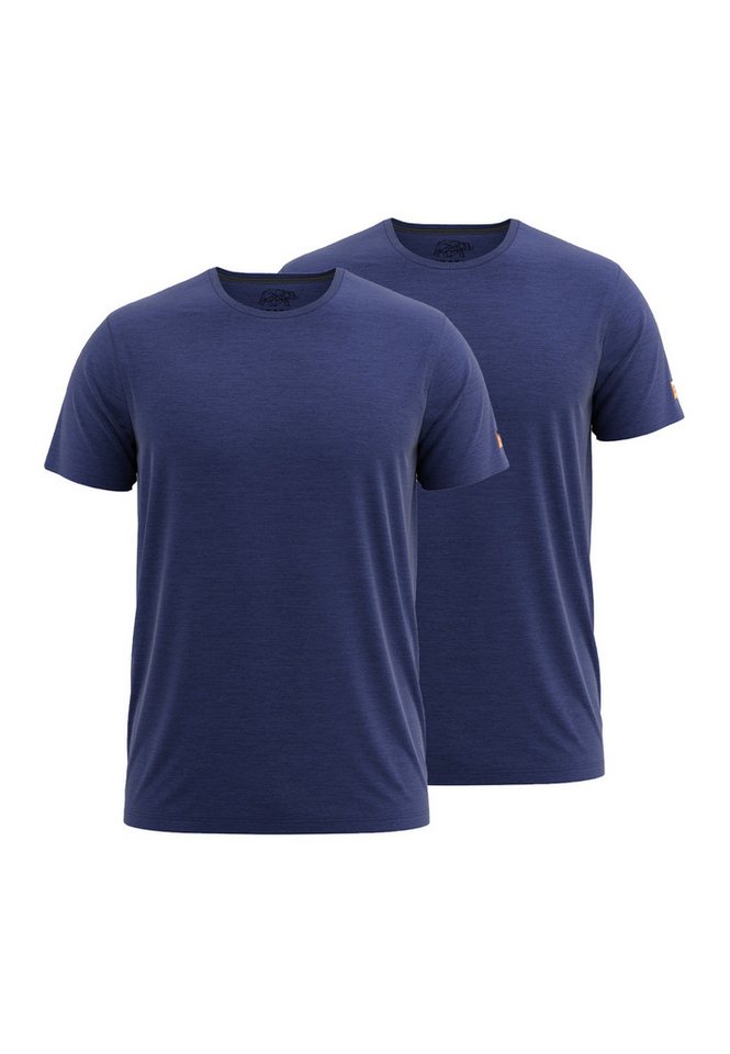 FORSBERG T-Shirt einfarbig im Doppelpack von FORSBERG