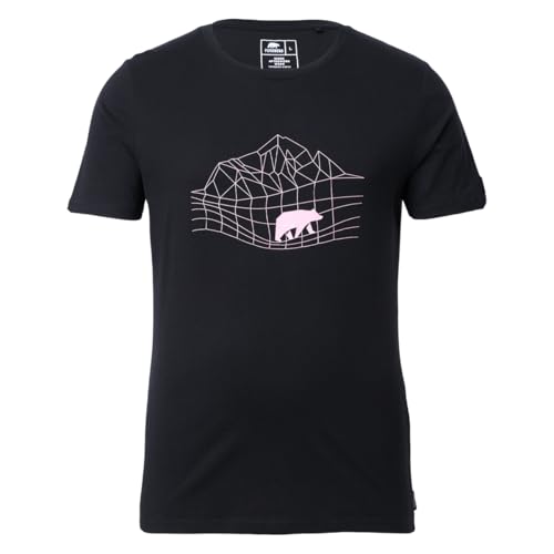 FORSBERG T-Shirt mit Polygonraster-Logo, Farbe:schwarz, Größe:S von FORSBERG