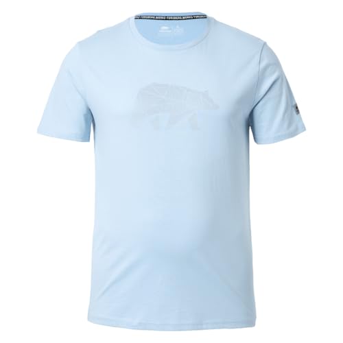 FORSBERG T-Shirt mit reflektierendem Print Brustlogo, Farbe:Pastellblau, Größe:3XL FORSBERG T-Shirt mit reflektierendem Print Brustlogo, Farbe:Pastellblau, Größe:3XL von FORSBERG