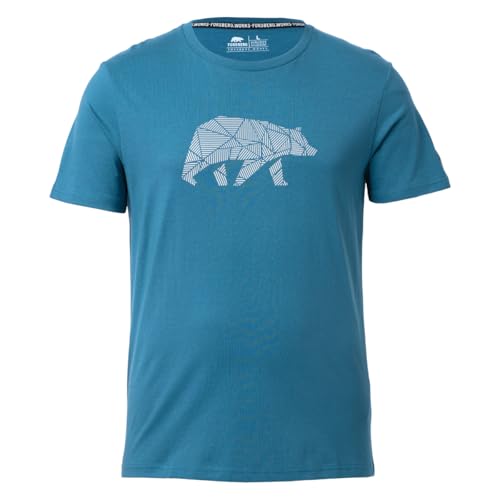 FORSBERG T-Shirt mit reflektierendem Print Brustlogo, Farbe:blau, Größe:XXL FORSBERG T-Shirt mit reflektierendem Print Brustlogo, Farbe:blau, Größe:XXL von FORSBERG