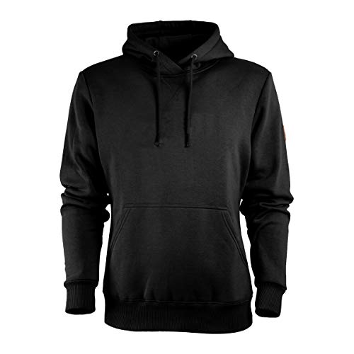 FORSBERG einfarbiger Hoodie, Farbe:schwarz, Größe:3XL von FORSBERG