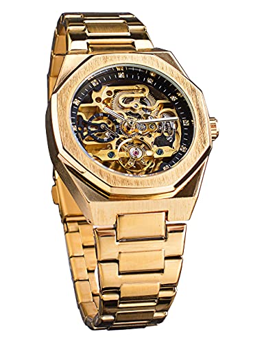 FORSINING 2025 Fashion Luxury Skeleton Retro Vintage Designer Openwork Automatic Mechanical Men Wrist Watch von FORSINING