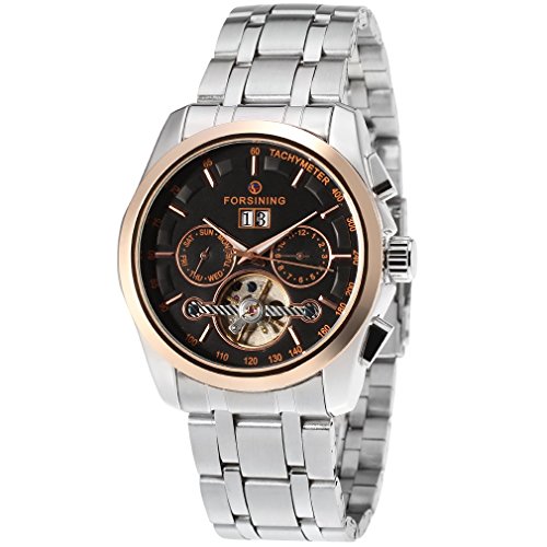 FORSINING Men's Automatic Stainless Steel Analogue Tourbillon Wristwatch FSG9404M4T1 FORSINING Men's Automatic Stainless Steel Analogue Tourbillon Wristwatch FSG9404M4T1 von FORSINING