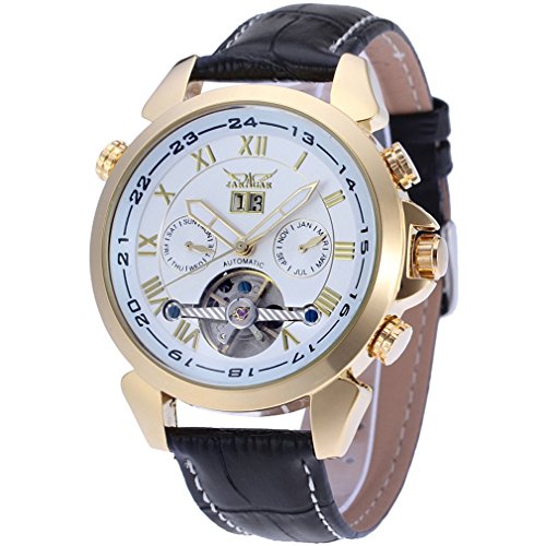 FORSINING Men's Automatic Tourbillon Calendar Classic Band Wrist Watch JAG057M3G1 FORSINING Men's Automatic Tourbillon Calendar Classic Band Wrist Watch JAG057M3G1 von FORSINING