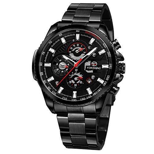 FORSINING Men's Chronograph Analog Automatic Movement Watch with Stainless Steel Bracelet FSG6909M4T3 FORSINING Men's Chronograph Analog Automatic Movement Watch with Stainless Steel Bracelet FSG6909M4T3 von FORSINING