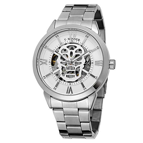 FORSINING Men's Collection Analog Skeleton Dial Automatic Stainless Steel Bracelet Watch WRG8141M4S1 von FORSINING