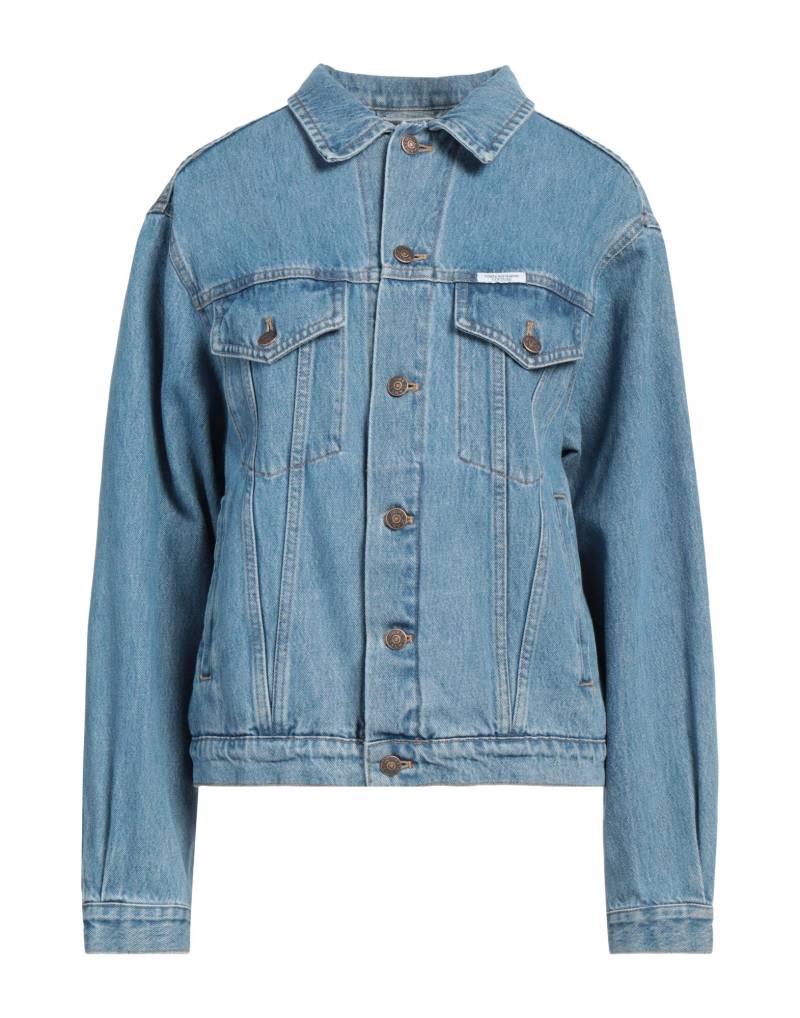 FORTE DEI MARMI COUTURE Jeansjacke/-mantel Damen Blau von FORTE DEI MARMI COUTURE