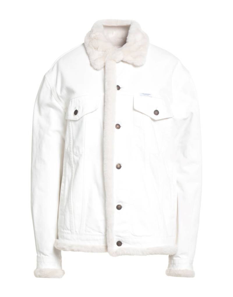 FORTE DEI MARMI COUTURE Jeansjacke/-mantel Damen Off white von FORTE DEI MARMI COUTURE