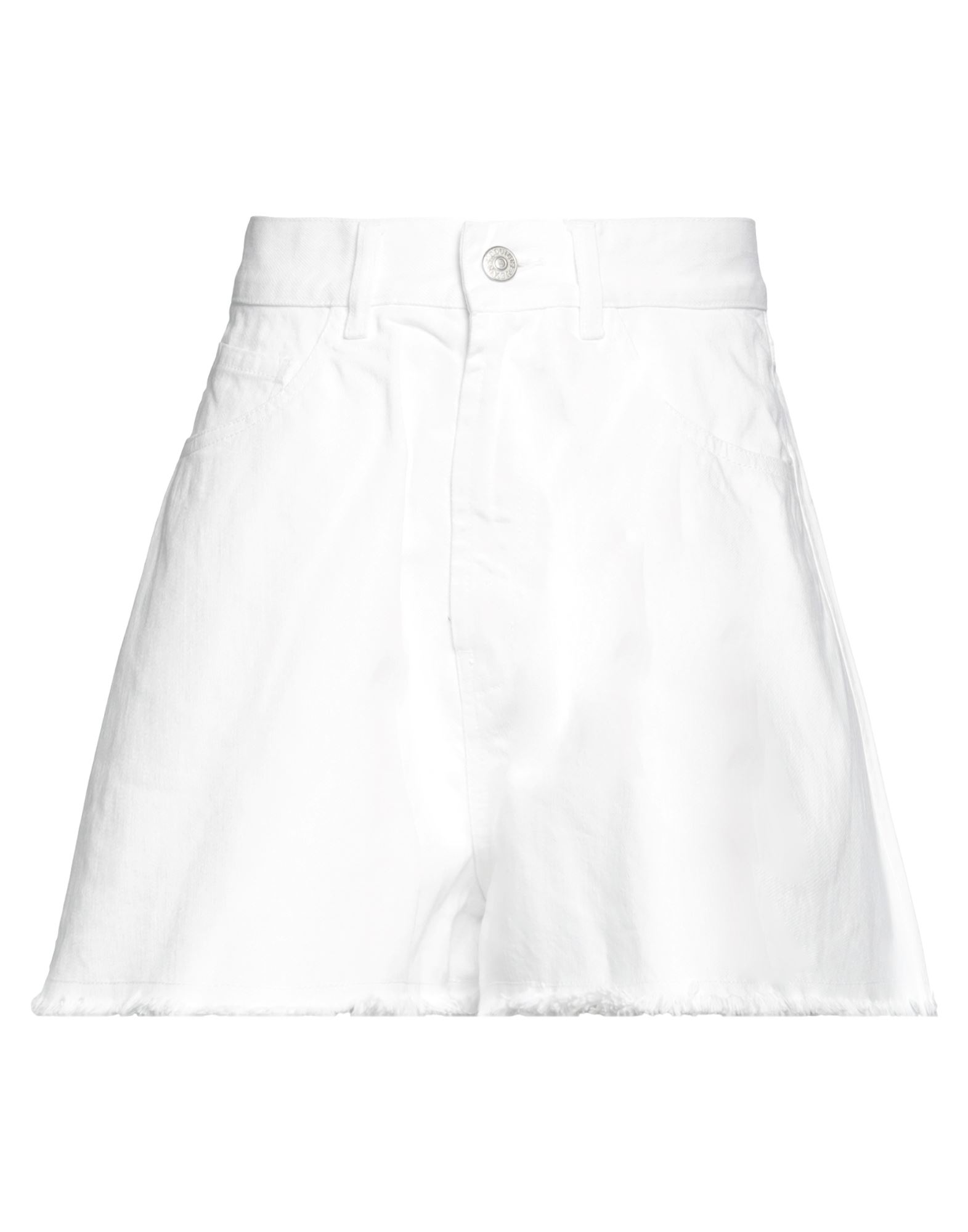 FORTE DEI MARMI COUTURE Jeansshorts Damen Weiß von FORTE DEI MARMI COUTURE