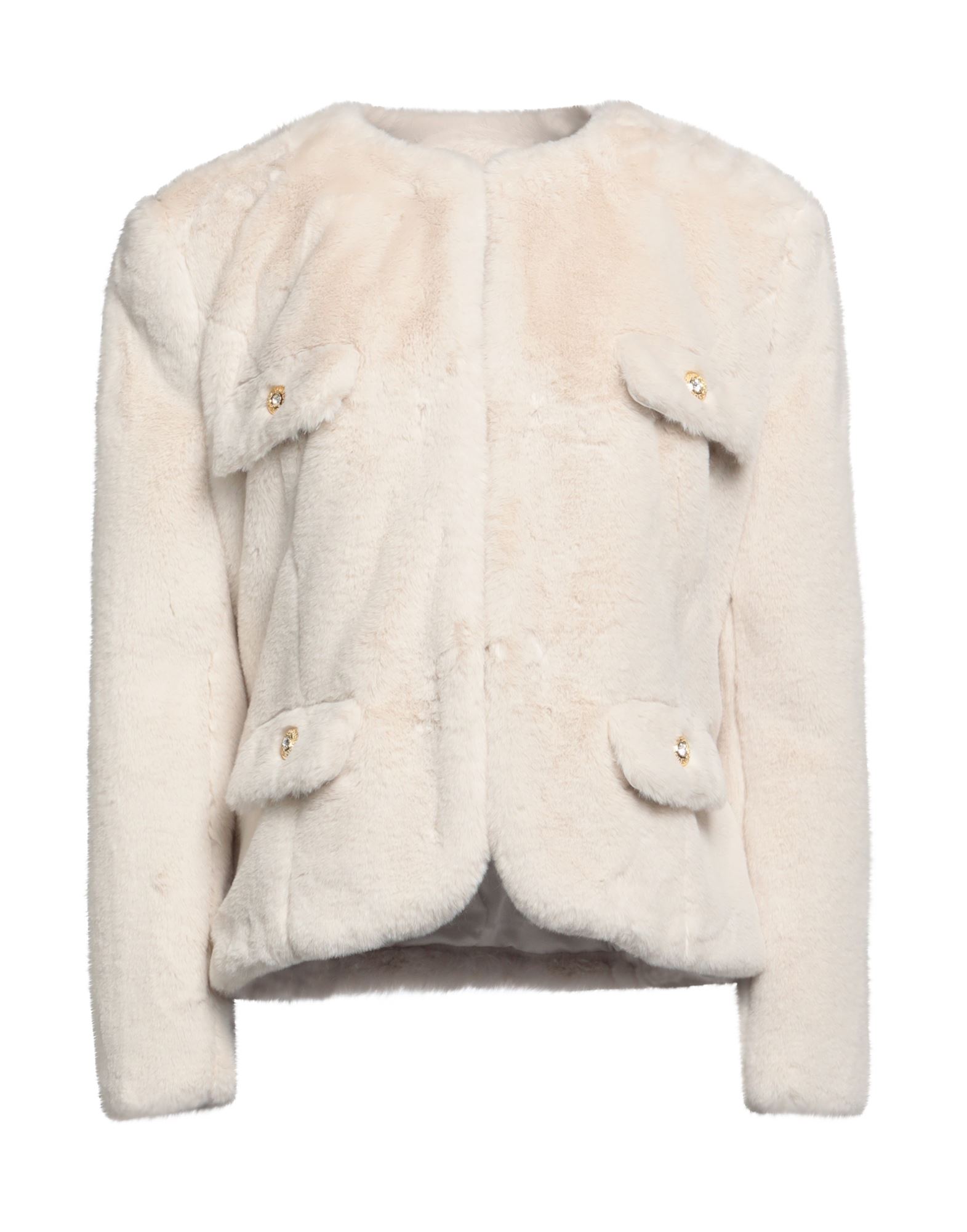 FORTE DEI MARMI COUTURE Shearling- & Kunstfell Damen Elfenbein von FORTE DEI MARMI COUTURE