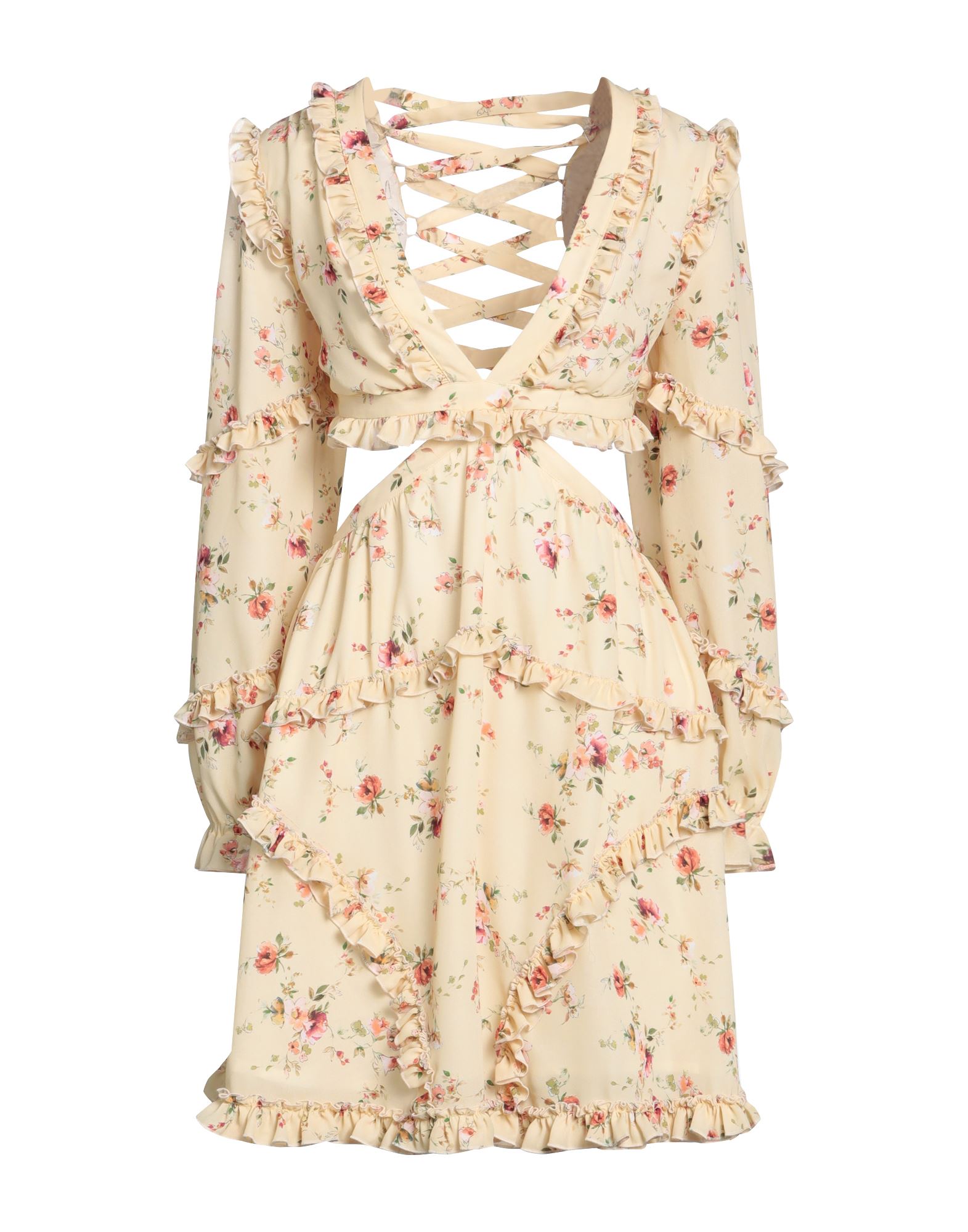 FORTE DEI MARMI COUTURE Mini-kleid Damen Beige FORTE DEI MARMI COUTURE Mini-kleid Damen Beige von FORTE DEI MARMI COUTURE