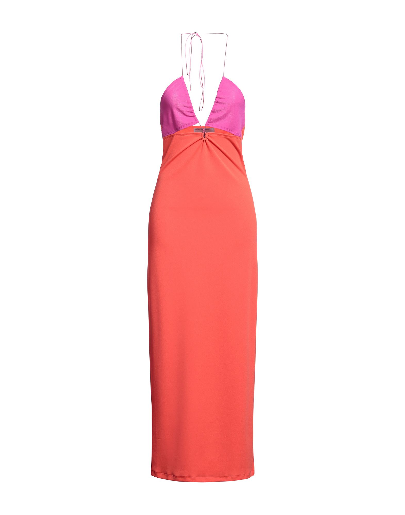 FORTE DEI MARMI COUTURE Midi-kleid Damen Tomatenrot von FORTE DEI MARMI COUTURE