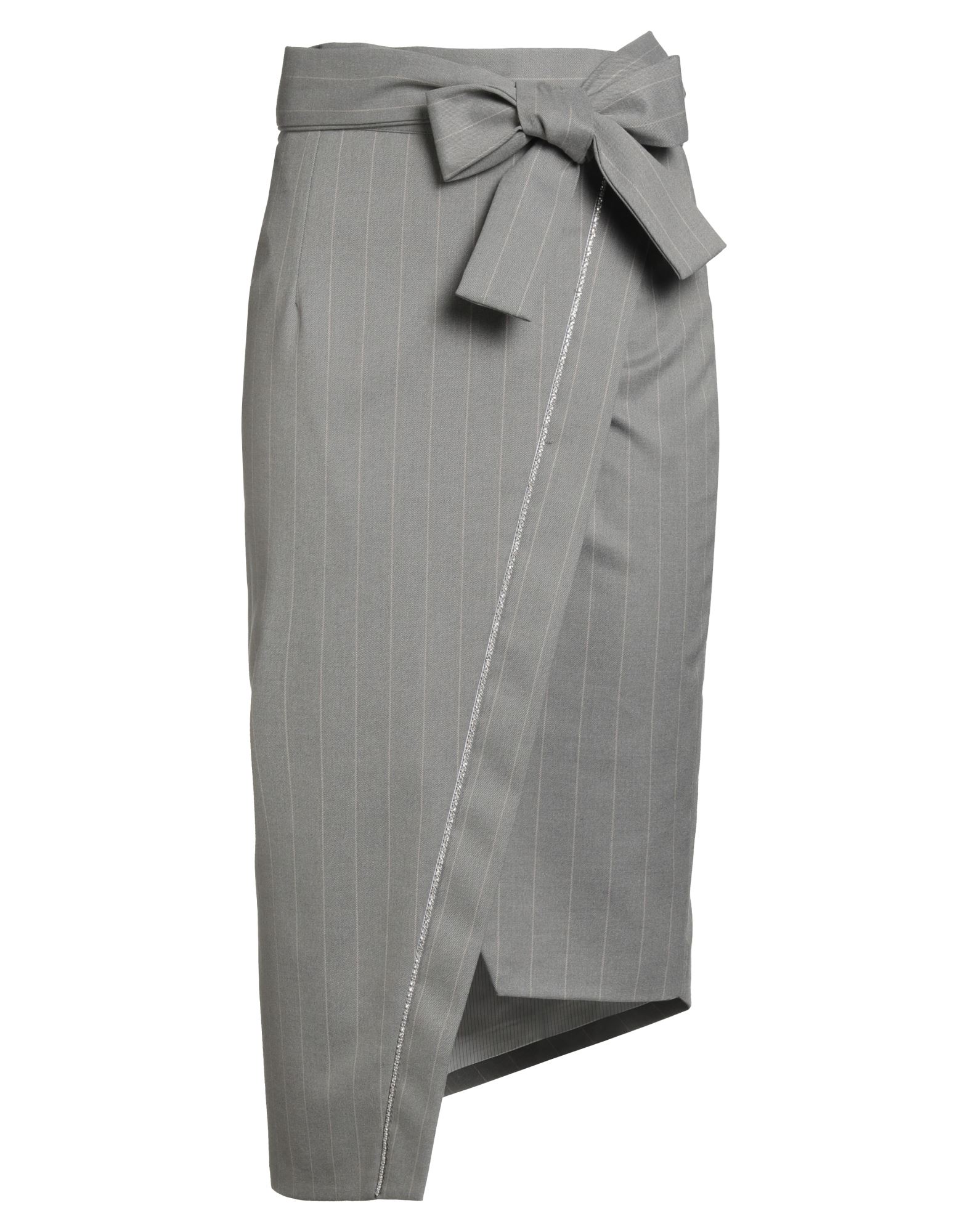 FORTE DEI MARMI COUTURE Midi-rock Damen Grau FORTE DEI MARMI COUTURE Midi-rock Damen Grau von FORTE DEI MARMI COUTURE
