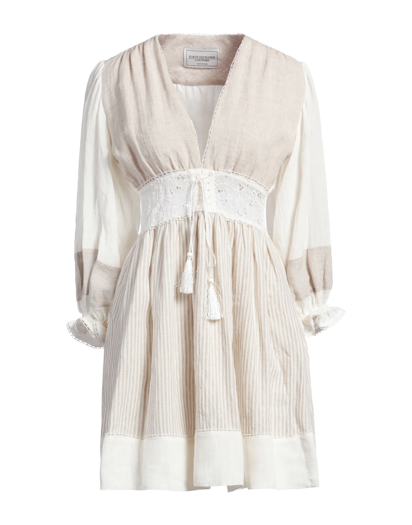 FORTE DEI MARMI COUTURE Mini-kleid Damen Beige FORTE DEI MARMI COUTURE Mini-kleid Damen Beige von FORTE DEI MARMI COUTURE