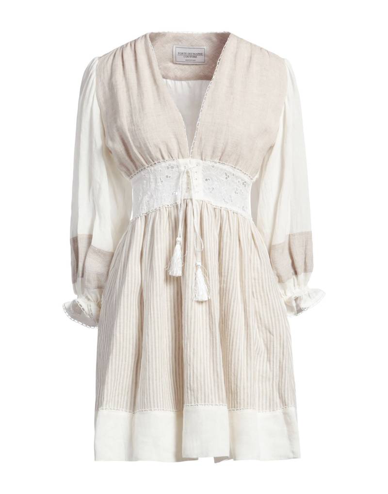 FORTE DEI MARMI COUTURE Mini-kleid Damen Beige von FORTE DEI MARMI COUTURE