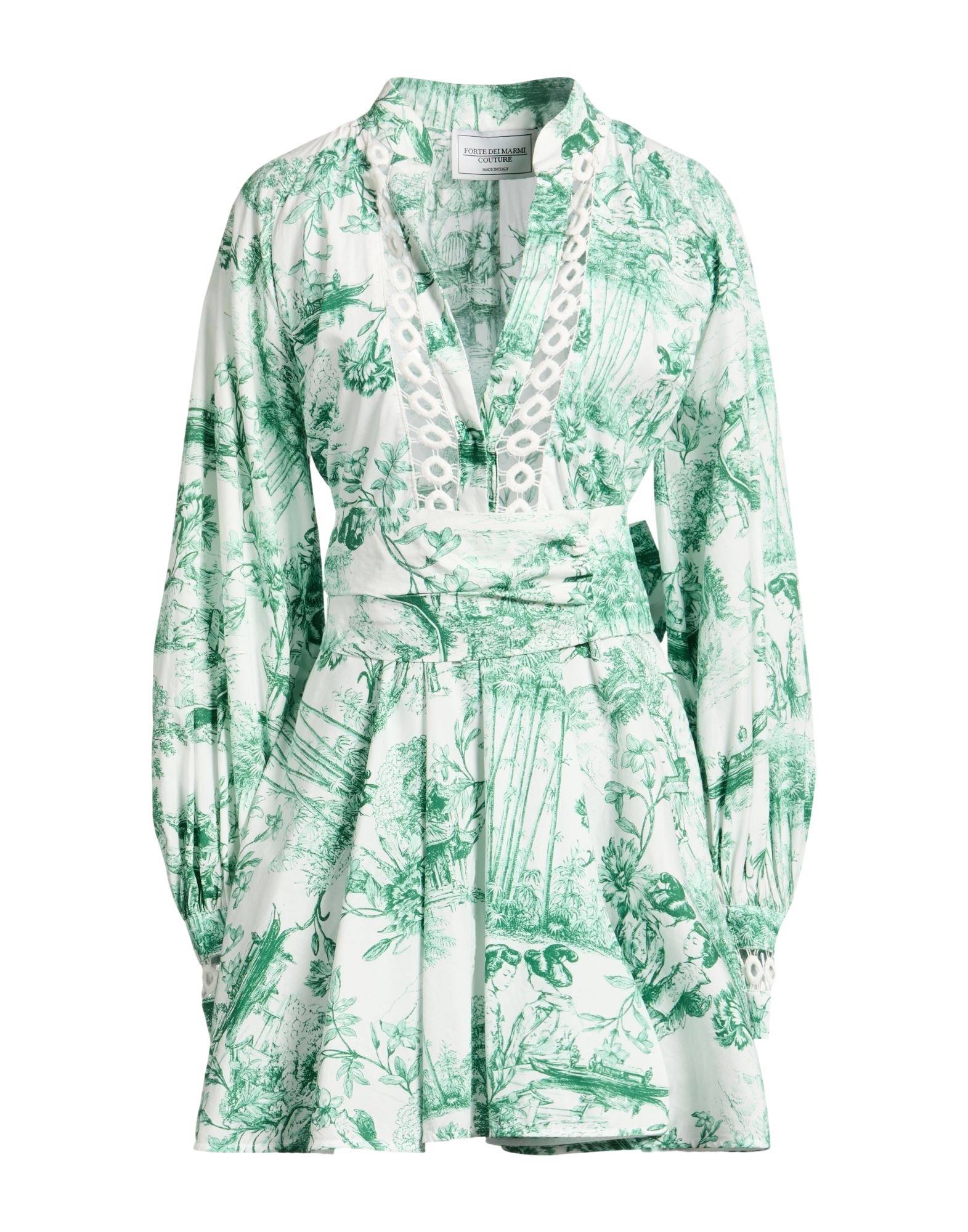 FORTE DEI MARMI COUTURE Mini-kleid Damen Grün von FORTE DEI MARMI COUTURE