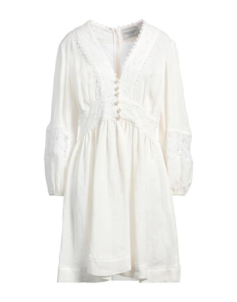 FORTE DEI MARMI COUTURE Mini-kleid Damen Weiß von FORTE DEI MARMI COUTURE