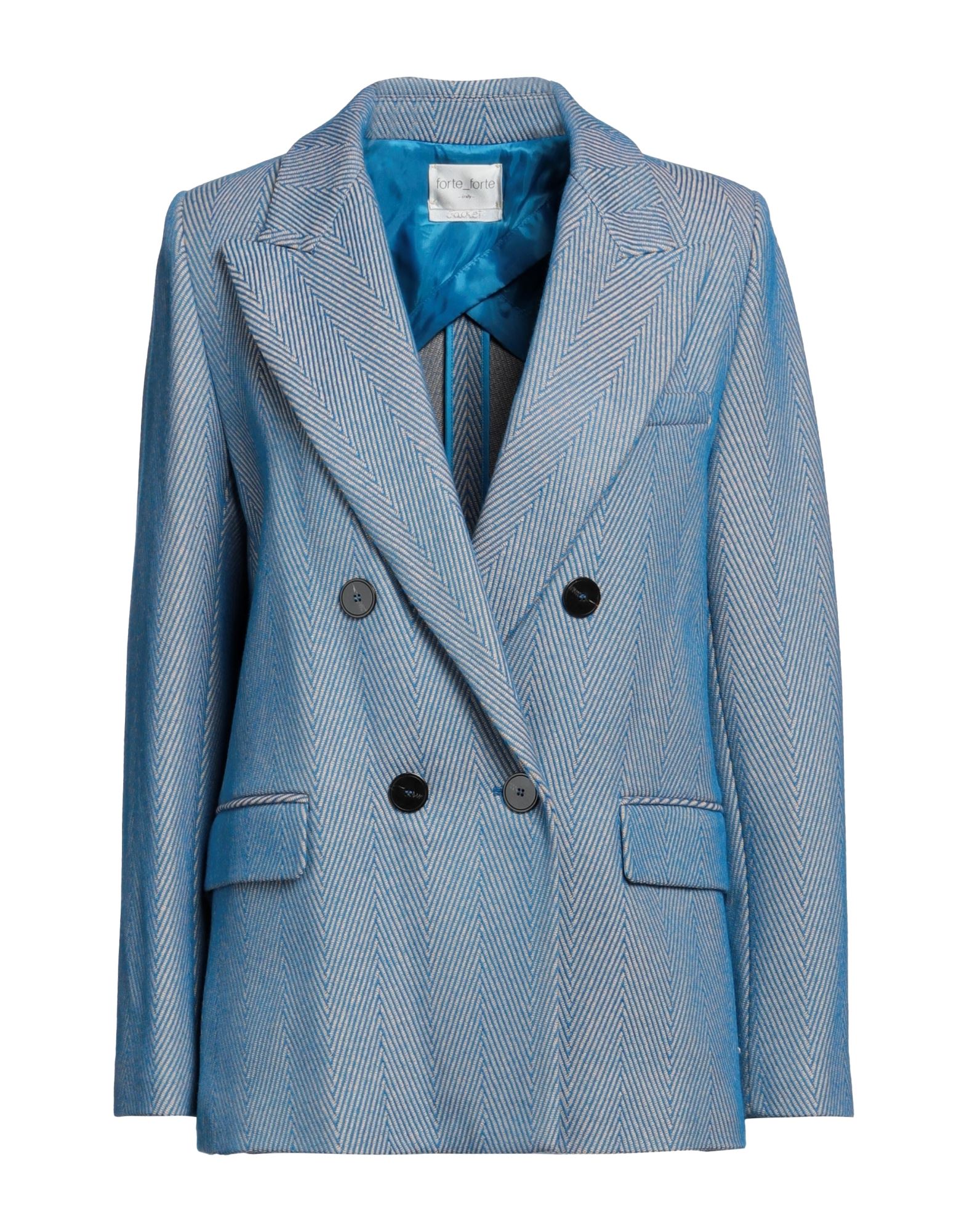 FORTE_FORTE Blazer Damen Azurblau von FORTE_FORTE