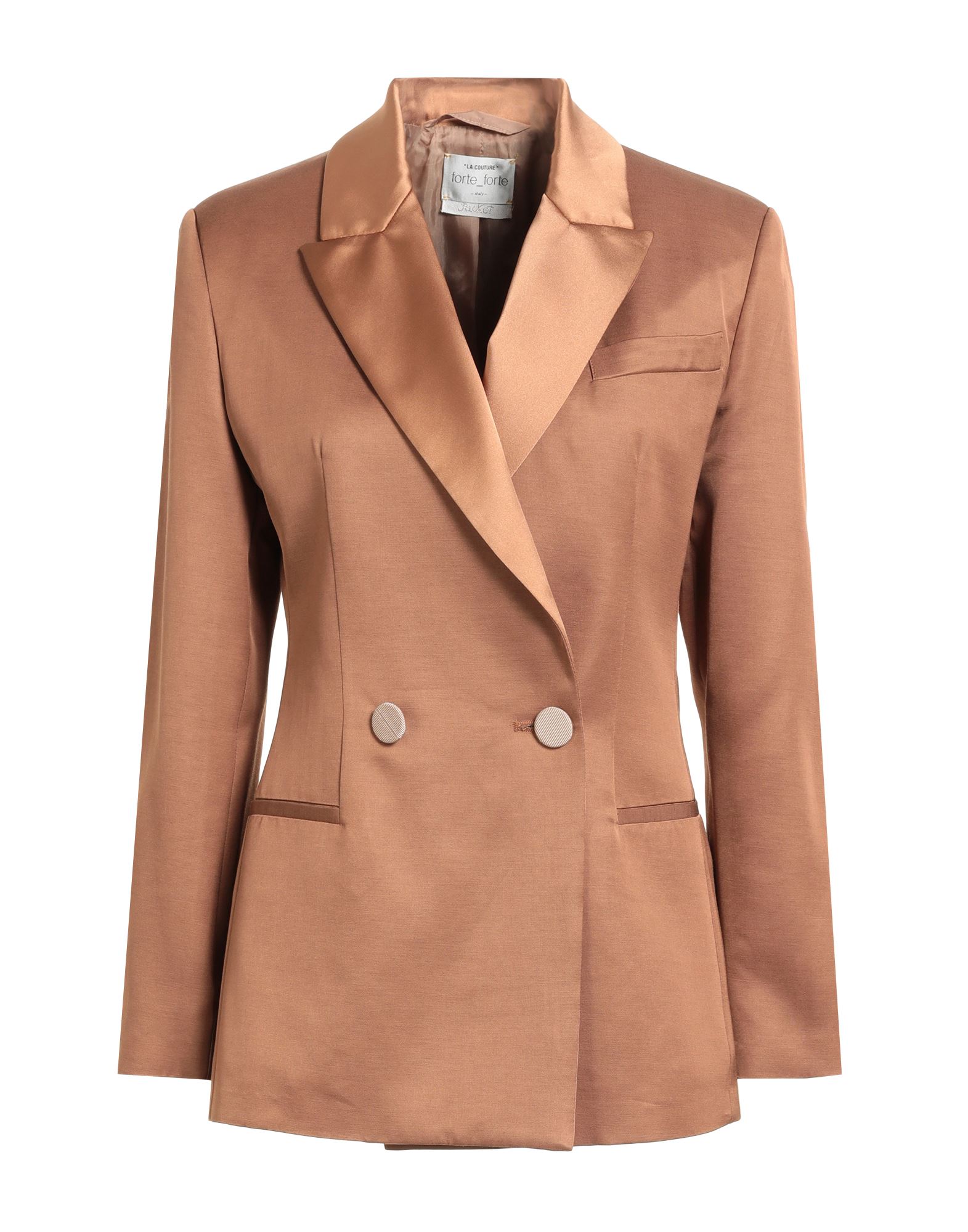FORTE_FORTE Blazer Damen Hellbraun FORTE_FORTE Blazer Damen Hellbraun von FORTE_FORTE