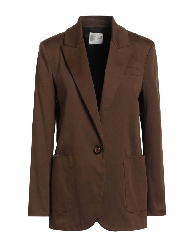 FORTE_FORTE Blazer Damen Militärgrün von FORTE_FORTE