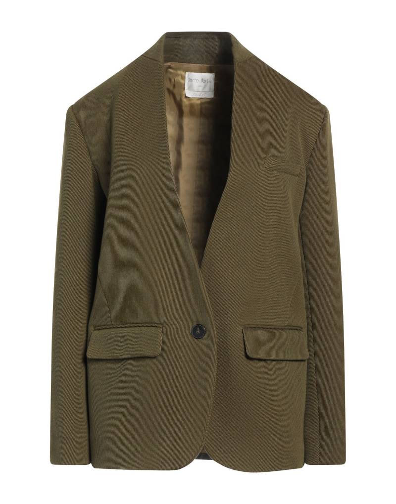 FORTE_FORTE Blazer Damen Militärgrün von FORTE_FORTE