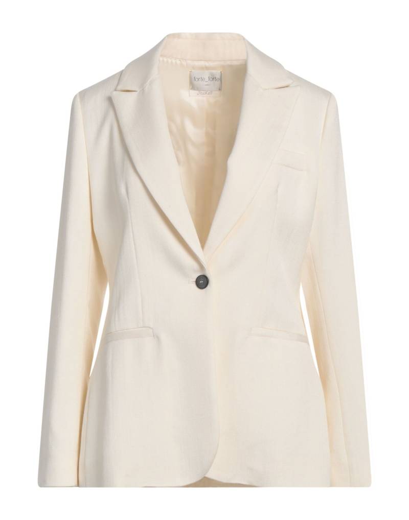 FORTE_FORTE Blazer Damen Off white von FORTE_FORTE