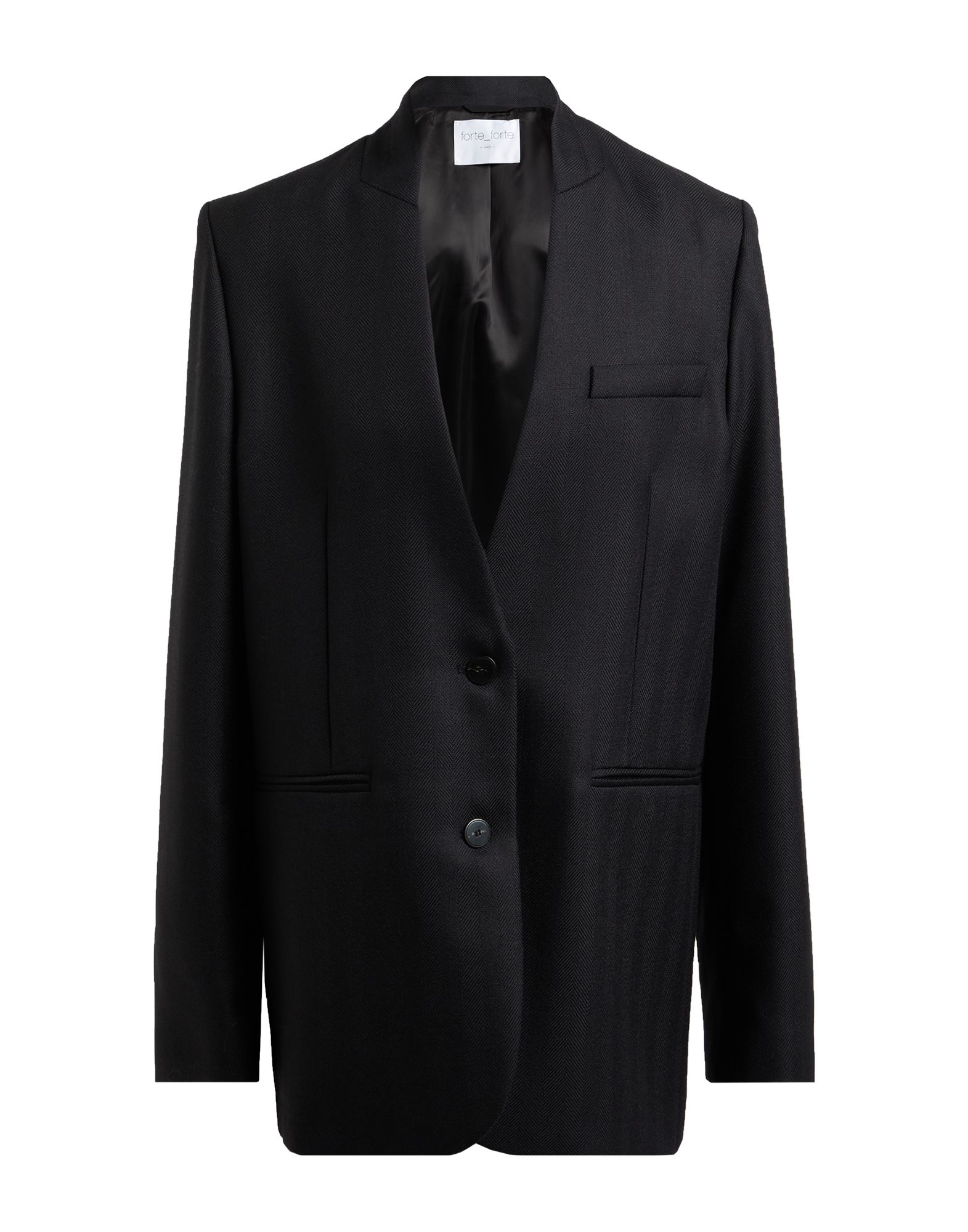 FORTE_FORTE Blazer Damen Schwarz FORTE_FORTE Blazer Damen Schwarz von FORTE_FORTE
