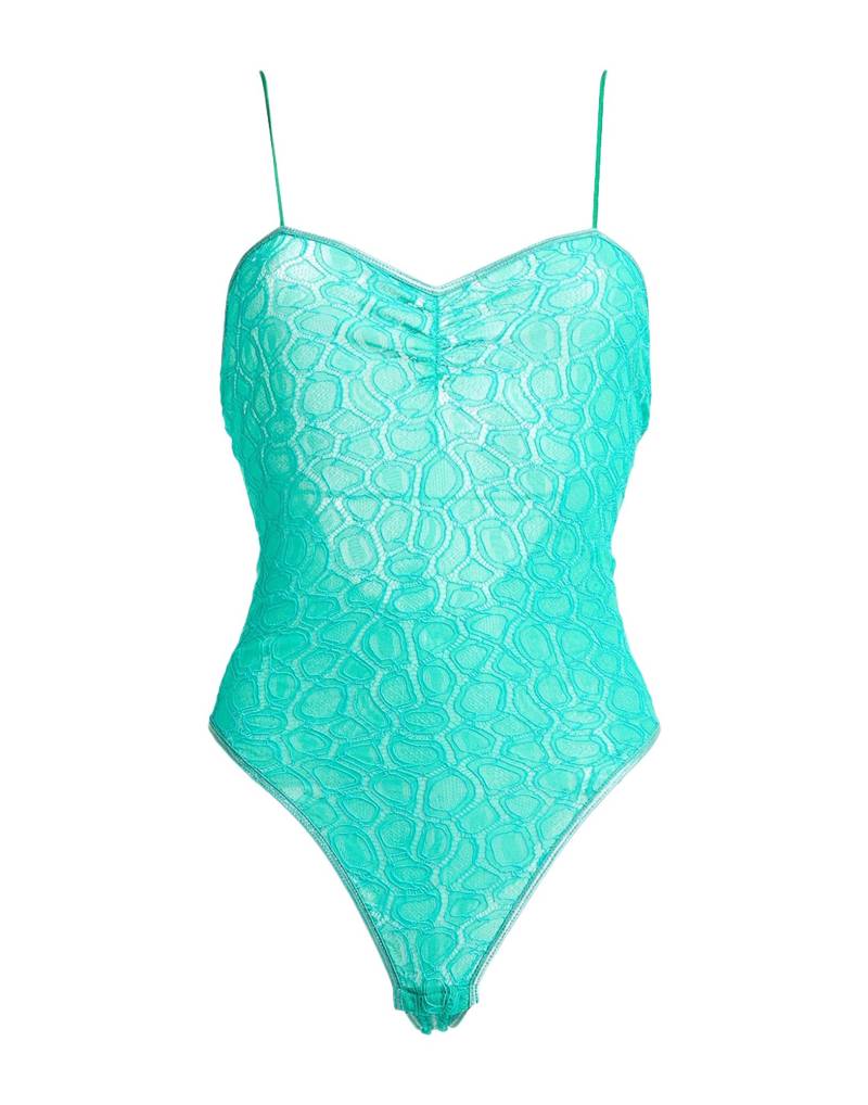 FORTE_FORTE Bodysuit Damen Smaragdgrün von FORTE_FORTE