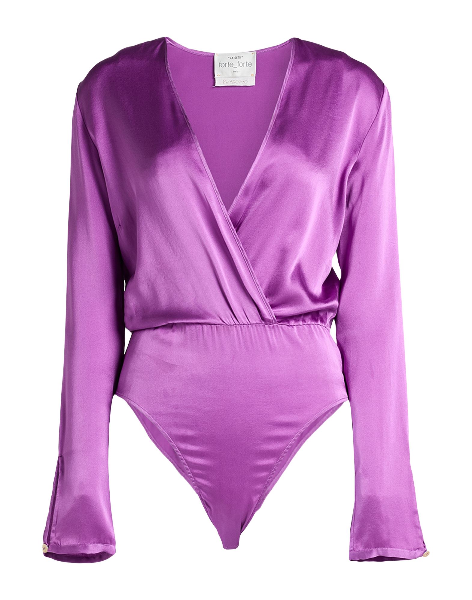 FORTE_FORTE Bodysuit Damen Violett von FORTE_FORTE