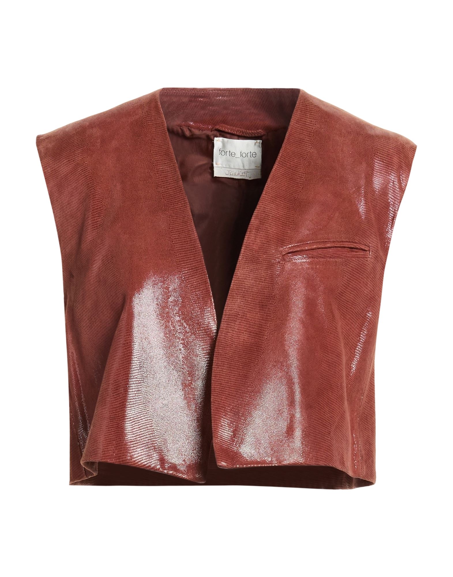 FORTE_FORTE Couture-weste Damen Braun von FORTE_FORTE