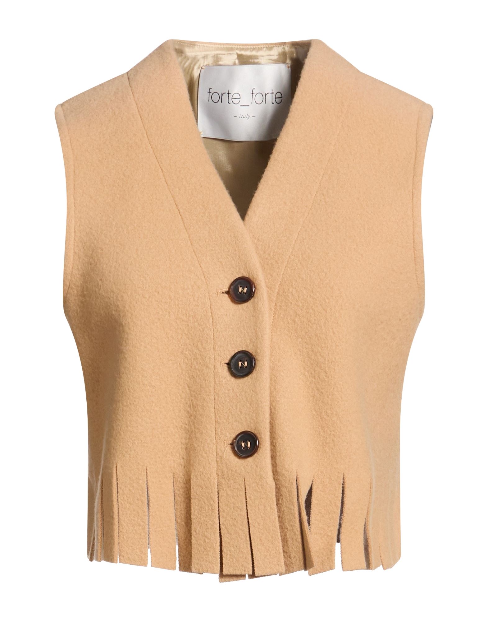FORTE_FORTE Couture-weste Damen Kamel von FORTE_FORTE