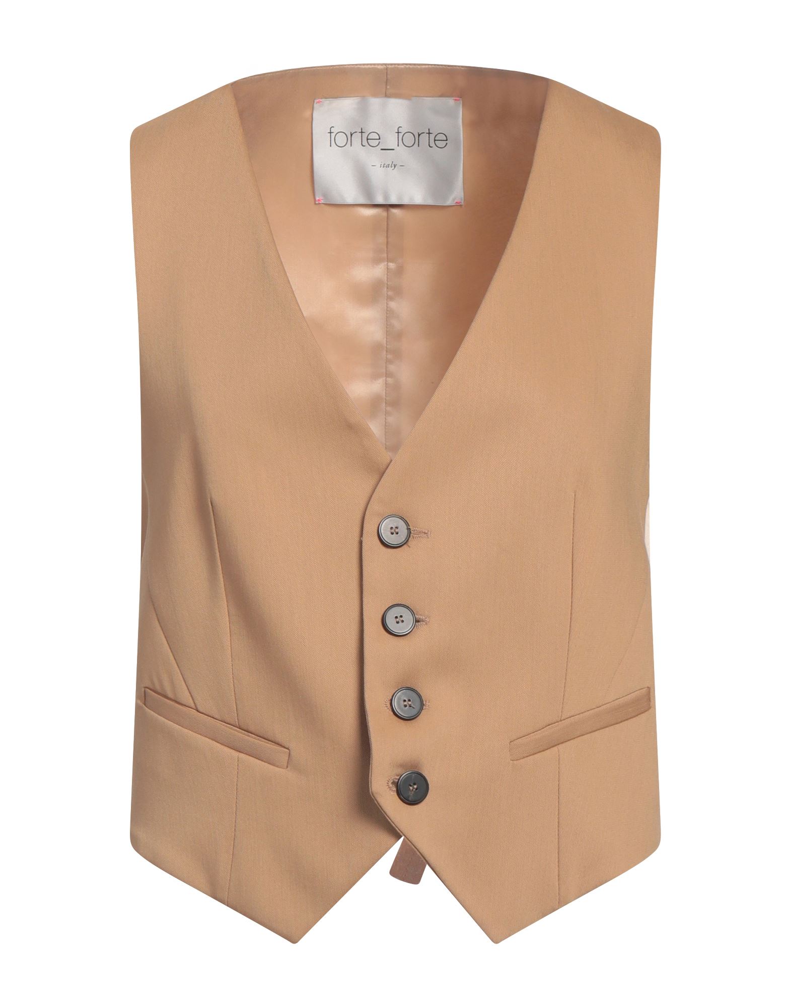 FORTE_FORTE Couture-weste Damen Sand FORTE_FORTE Couture-weste Damen Sand von FORTE_FORTE