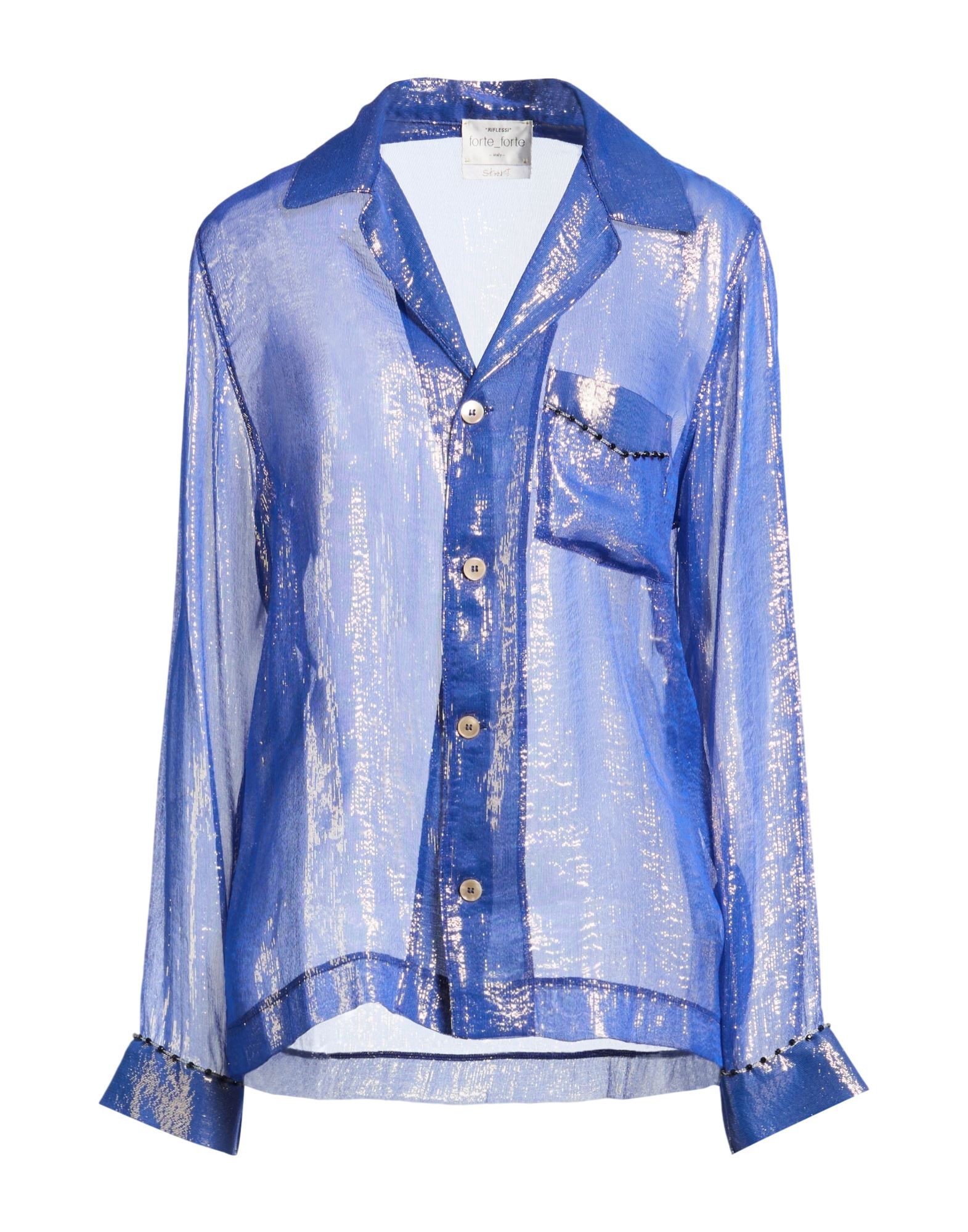 FORTE_FORTE Hemd Damen Blau von FORTE_FORTE