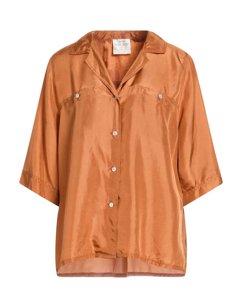 FORTE_FORTE Hemd Damen Braun von FORTE_FORTE