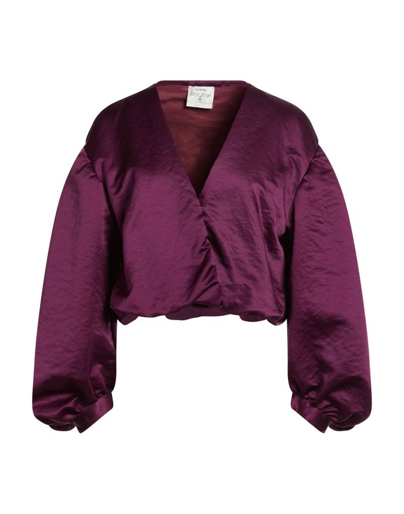 FORTE_FORTE Hemd Damen Dunkelviolett von FORTE_FORTE