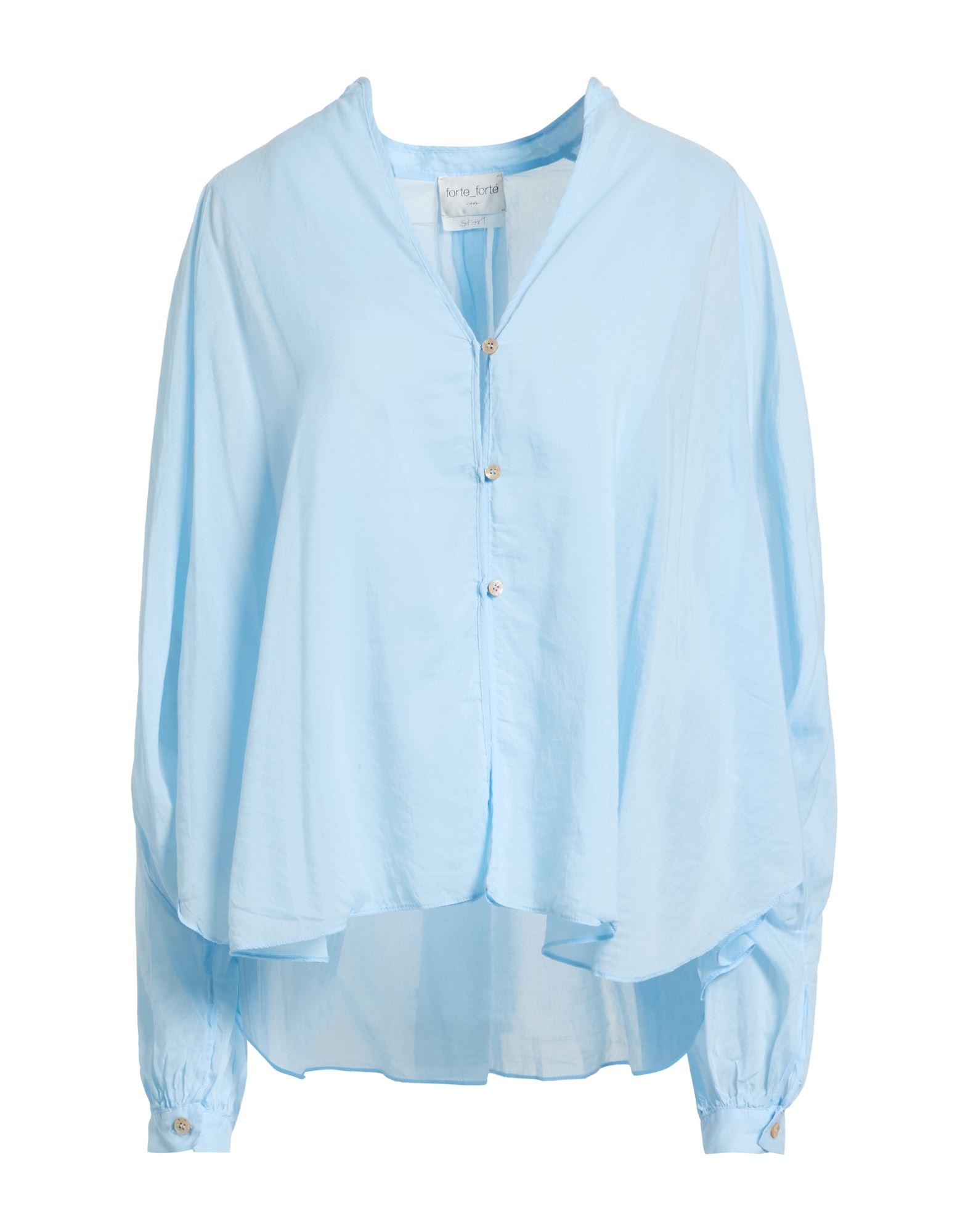 FORTE_FORTE Hemd Damen Himmelblau von FORTE_FORTE