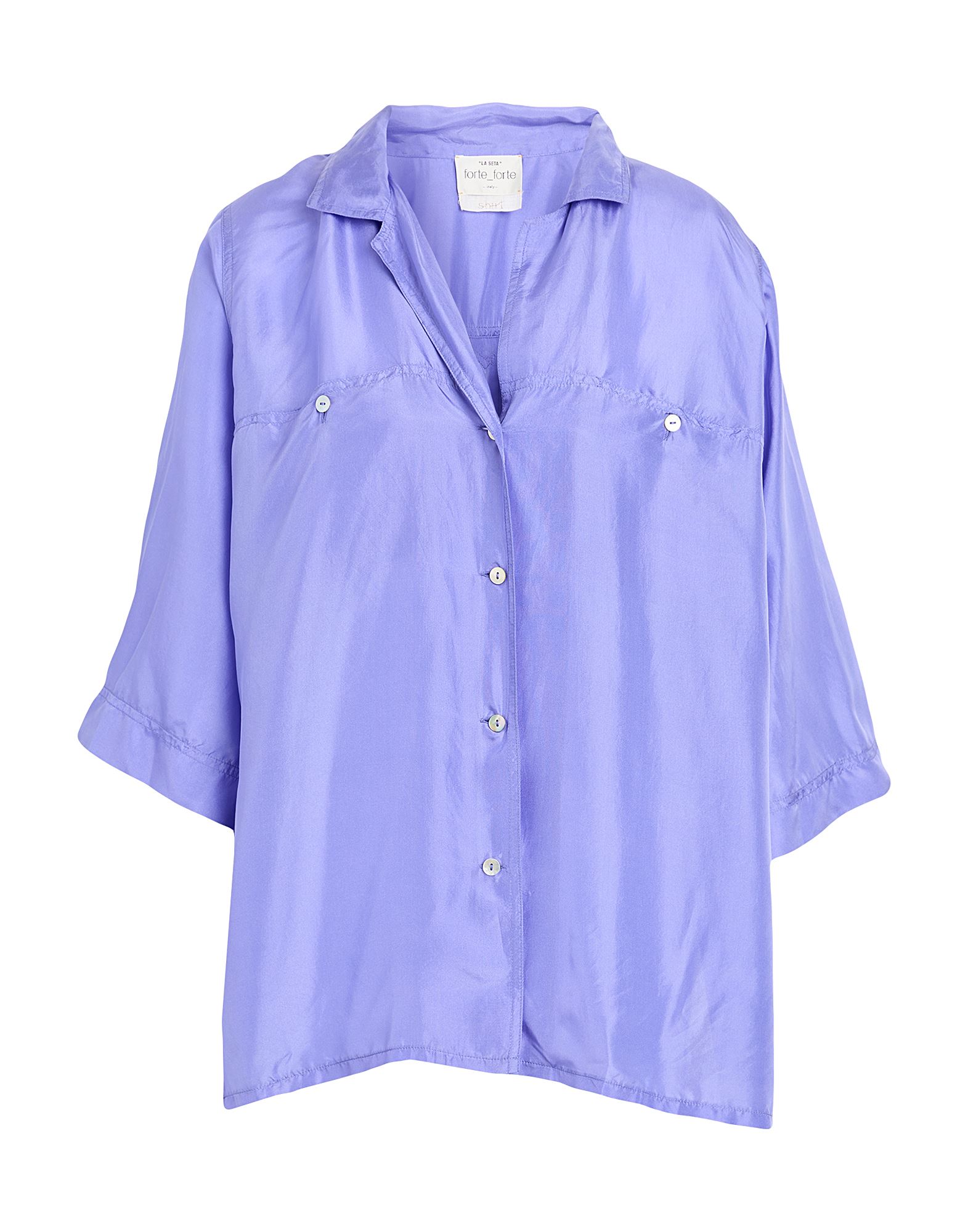 FORTE_FORTE Hemd Damen Lila von FORTE_FORTE
