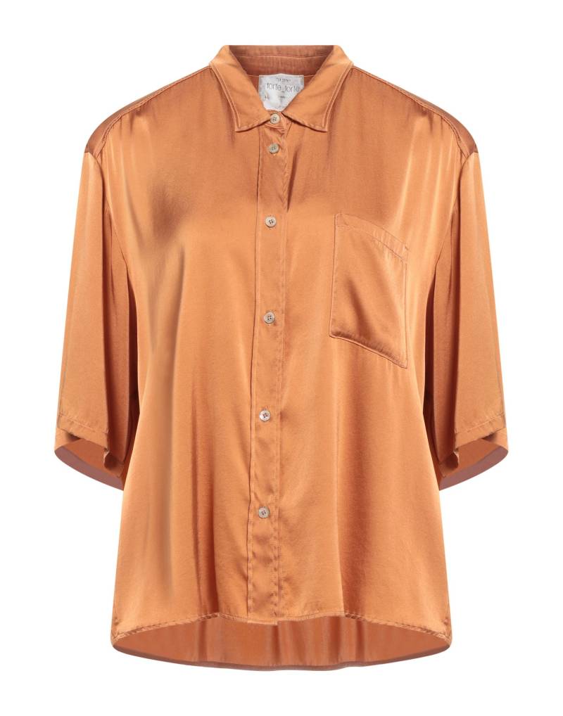 FORTE_FORTE Hemd Damen Mandarine FORTE_FORTE Hemd Damen Mandarine von FORTE_FORTE