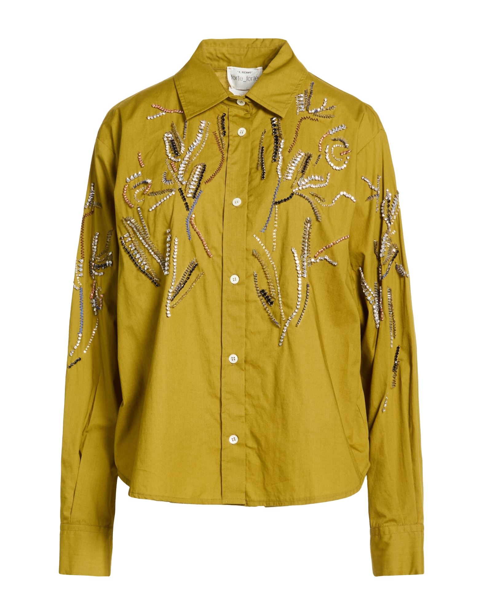 FORTE_FORTE Hemd Damen Militärgrün von FORTE_FORTE