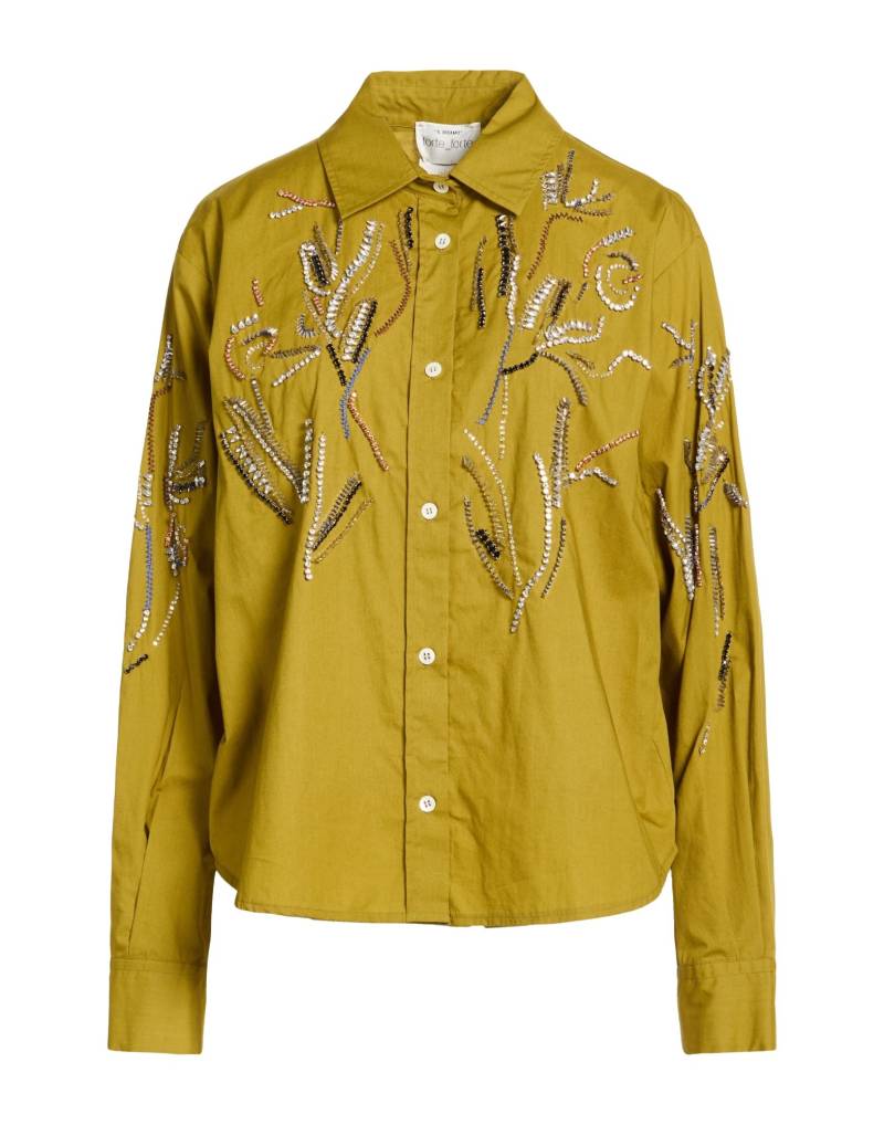 FORTE_FORTE Hemd Damen Militärgrün von FORTE_FORTE