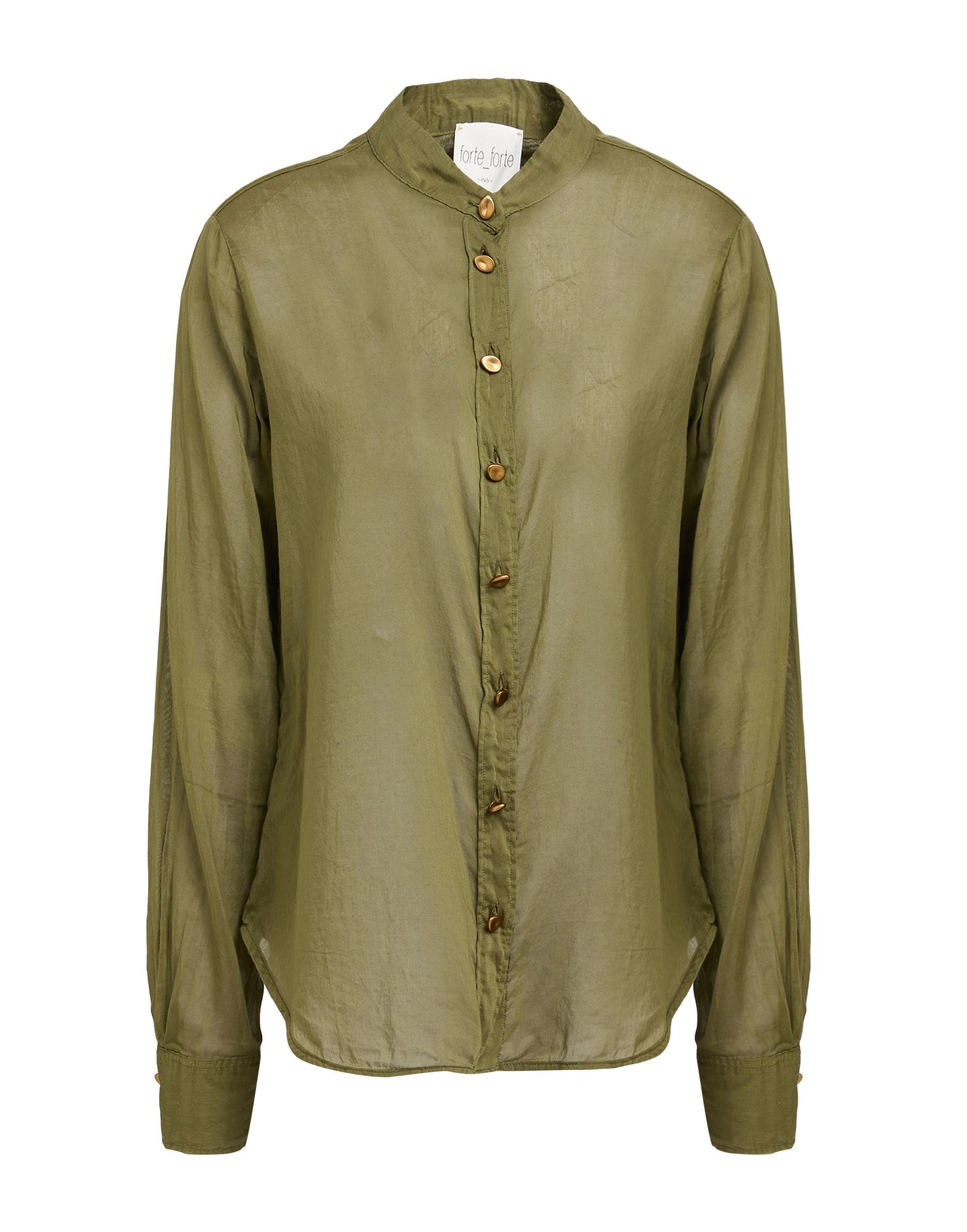 FORTE_FORTE Hemd Damen Militärgrün von FORTE_FORTE
