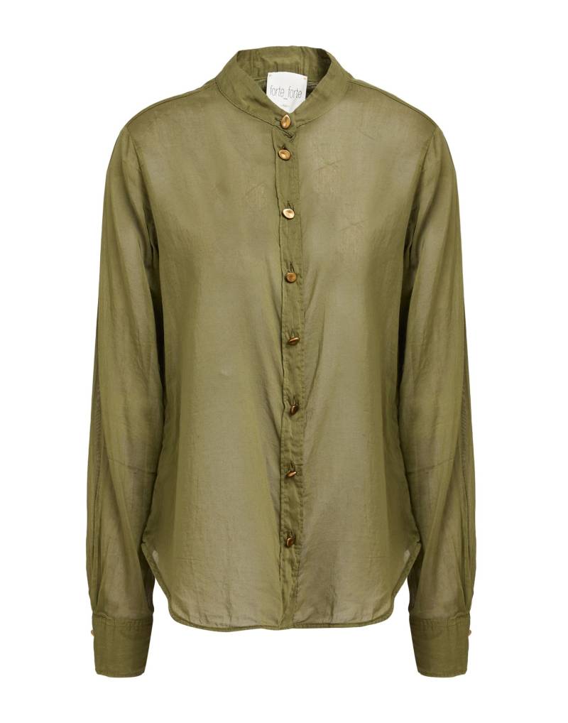 FORTE_FORTE Hemd Damen Militärgrün von FORTE_FORTE