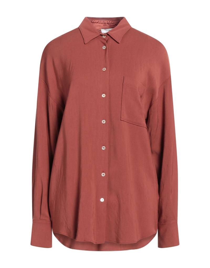 FORTE_FORTE Hemd Damen Schokobraun von FORTE_FORTE