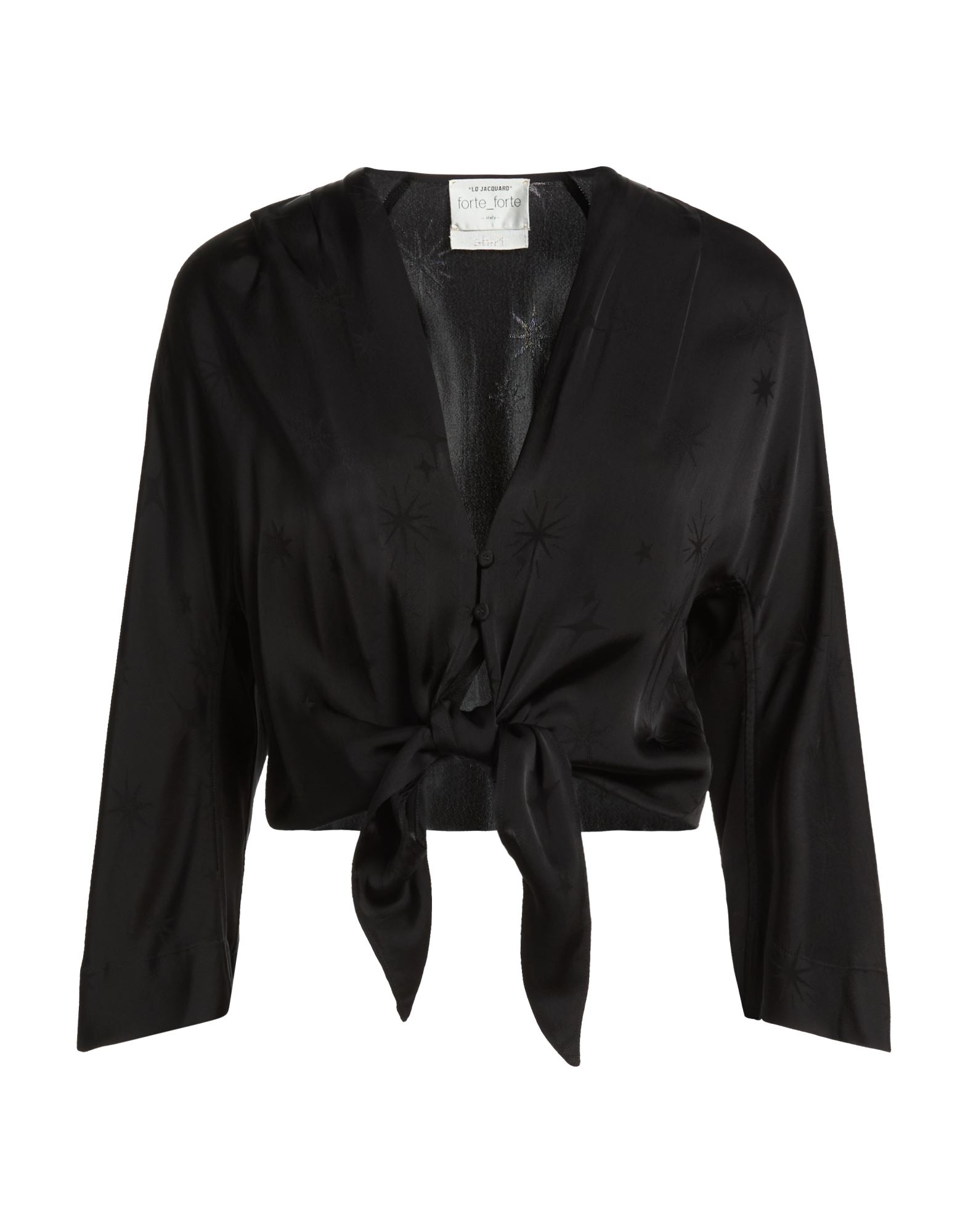 FORTE_FORTE Hemd Damen Schwarz von FORTE_FORTE