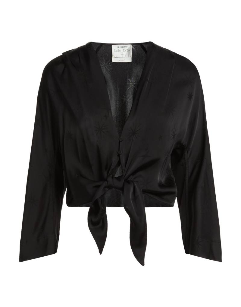 FORTE_FORTE Hemd Damen Schwarz von FORTE_FORTE