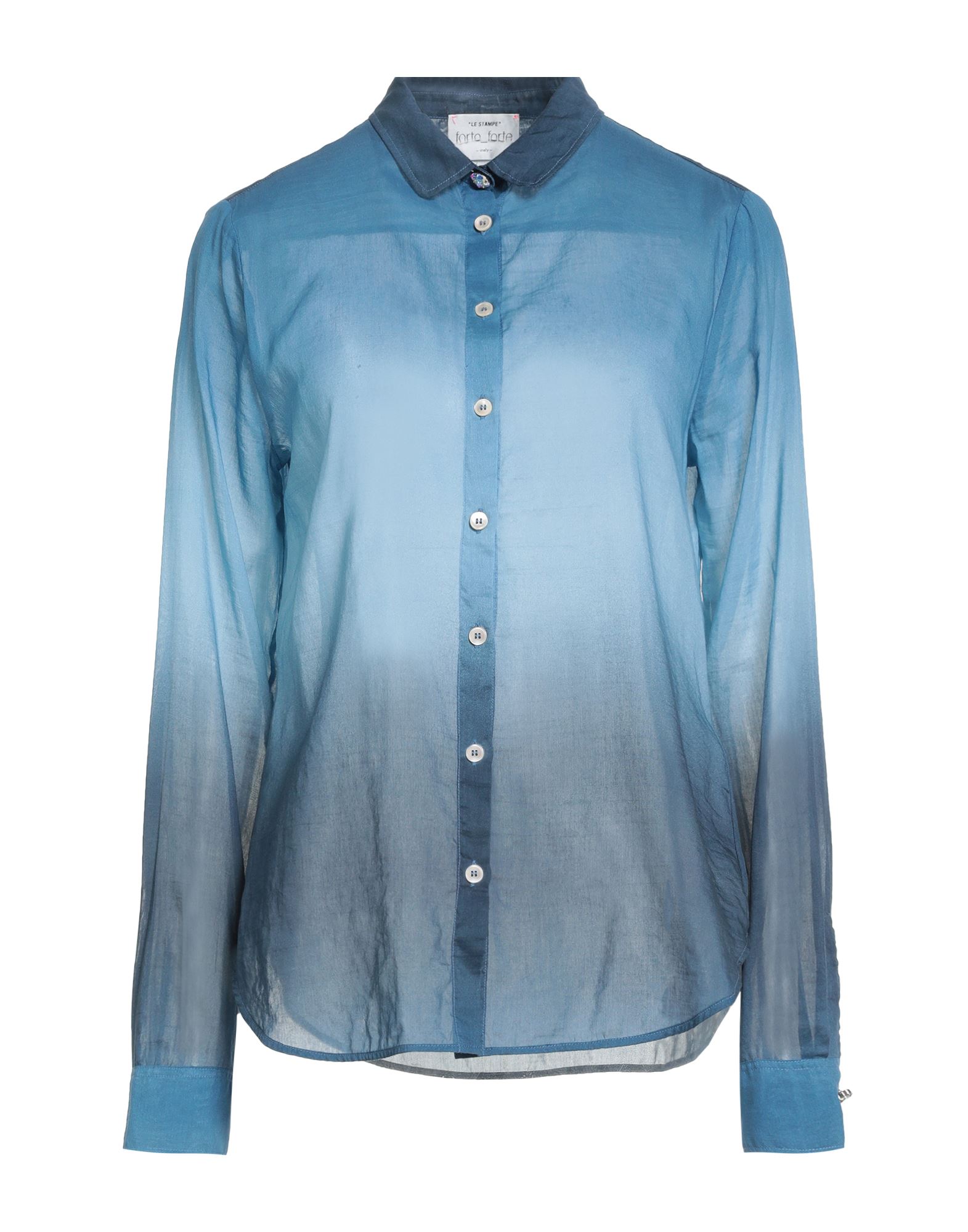 FORTE_FORTE Hemd Damen Taubenblau von FORTE_FORTE